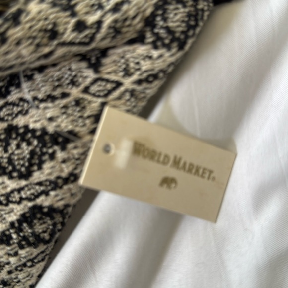 Black and white tapestry Boho fanny pack, belt bag or cross body bag - Picture 3 of 8